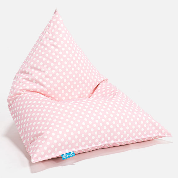 Gyermek Gamer Klubfotel-Babzsák 1-6 Éves - Minták Rózsaszínű Pont Fabric Close-up Image