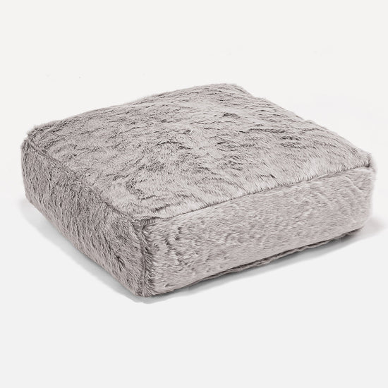 Padlópárna - Sztintetikus Nyúlszőr Világosszürke 01