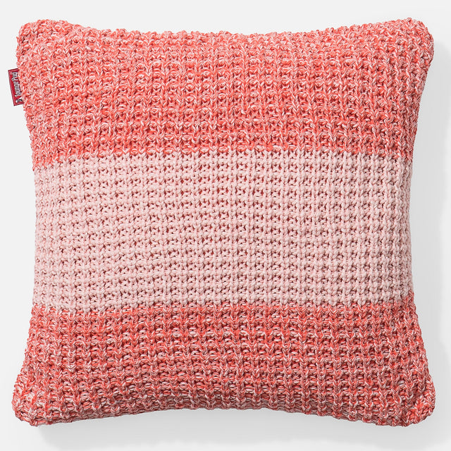 Párnahuzat 47 x 47cm - 100% Luxuskivitelű Kötött Chester Rózsaszín 01