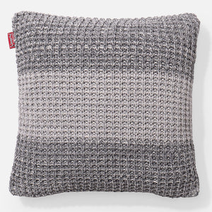 Párnahuzat 47 x 47cm - Kötött Chester Szürke