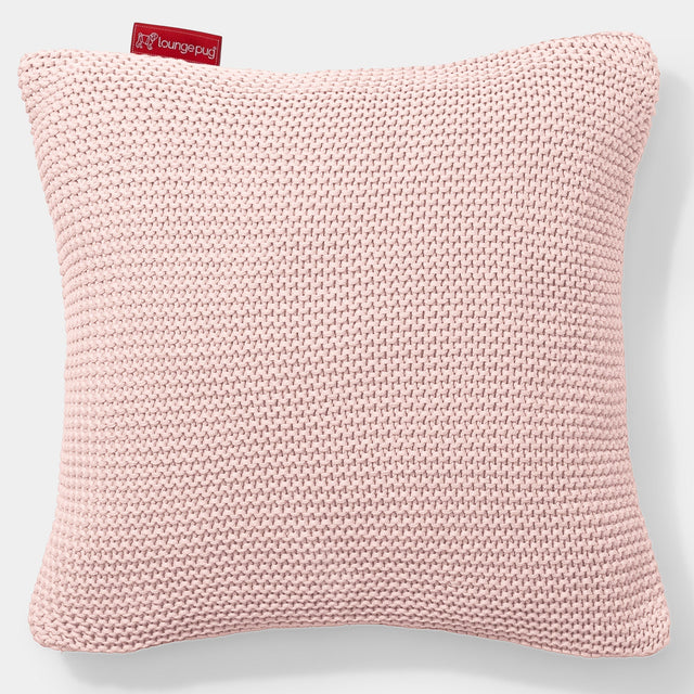 Párnahuzat 47 x 47cm - 100% Luxuskivitelű Kötött Ellos Babarózsaszín 01