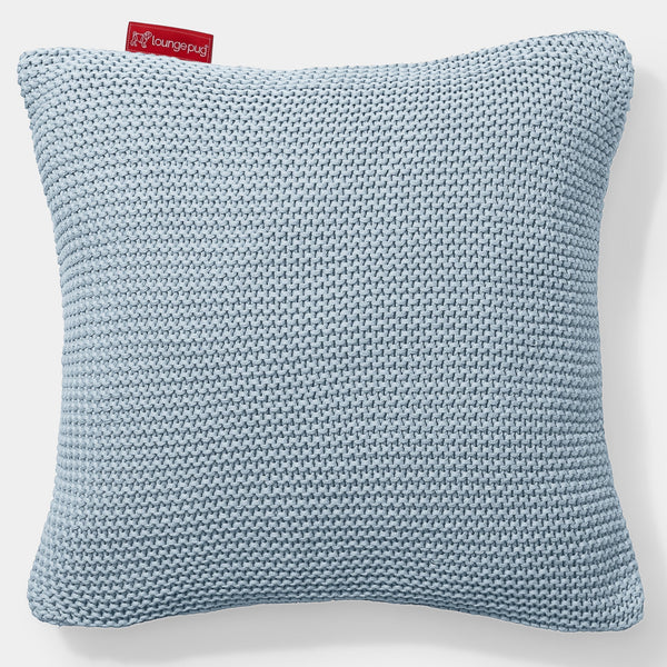 Párnahuzat 47 x 47cm - 100% Luxuskivitelű Kötött Ellos Ködkék 01