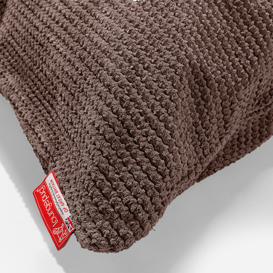 Párnahuzat 47 x 47cm - Pompon Csokoládé 03