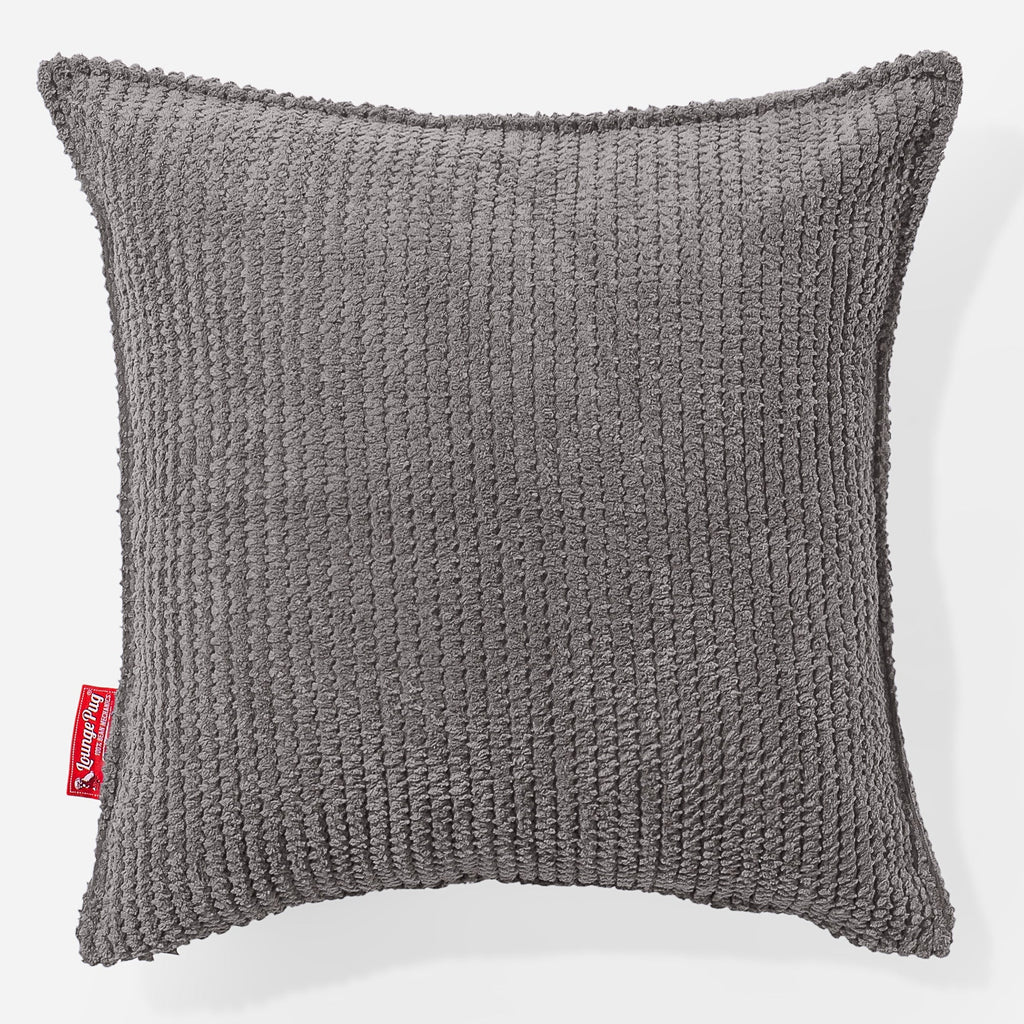 Párnahuzat 47 x 47cm - Pompon Szénfekete 01