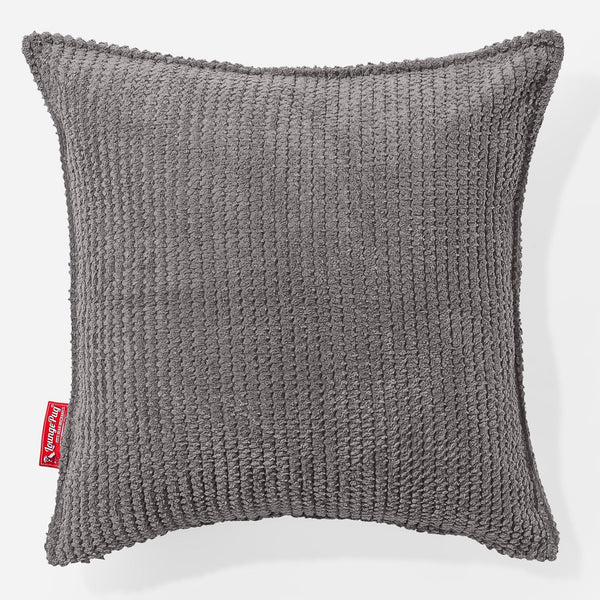 Párnahuzat 47 x 47cm - Pompon Szénfekete 01