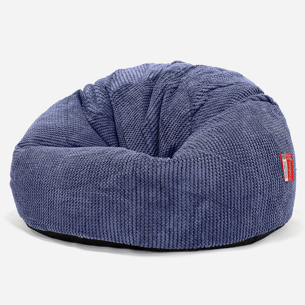 Klasszikus Babzsákfotel - Pompon Bíbor 01