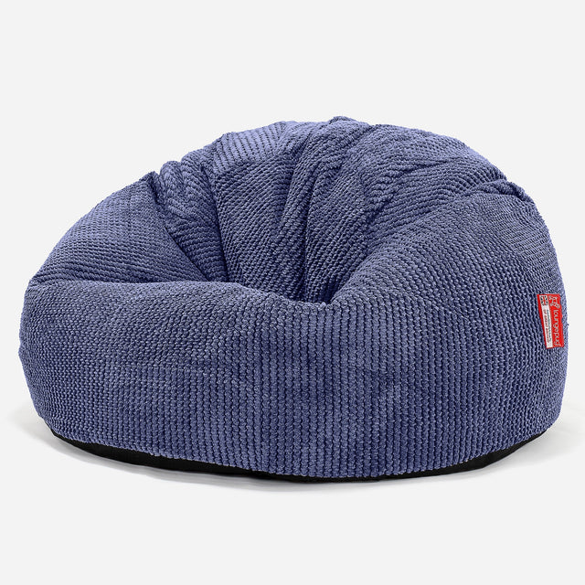 Klasszikus Babzsákfotel - Pompon Bíbor 01