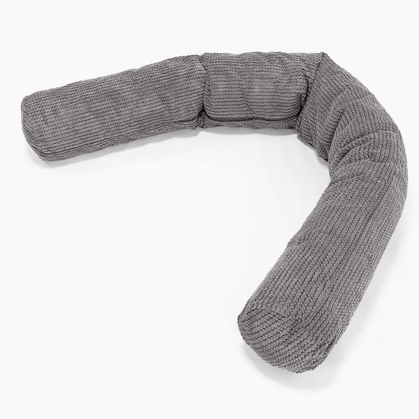 XXL Összebújó Párna - Pompon Szénfekete 01