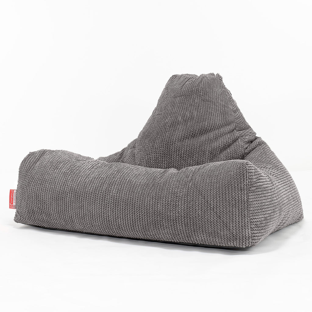 Babzsák-Klubfotel - Pompon Szénfekete 01