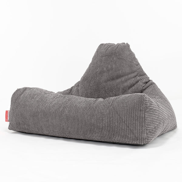 Babzsák-Klubfotel - Pompon Szénfekete 01