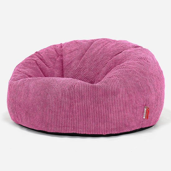 Klasszikus Babzsák-Kanapé - Pompon Rózsaszínű 01