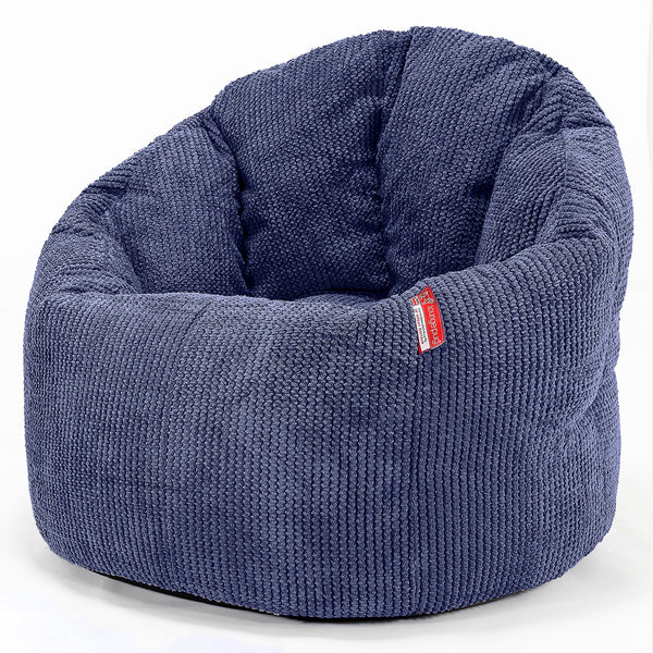 Összebújó Babzsákfotel - Pompon Bíbor 01