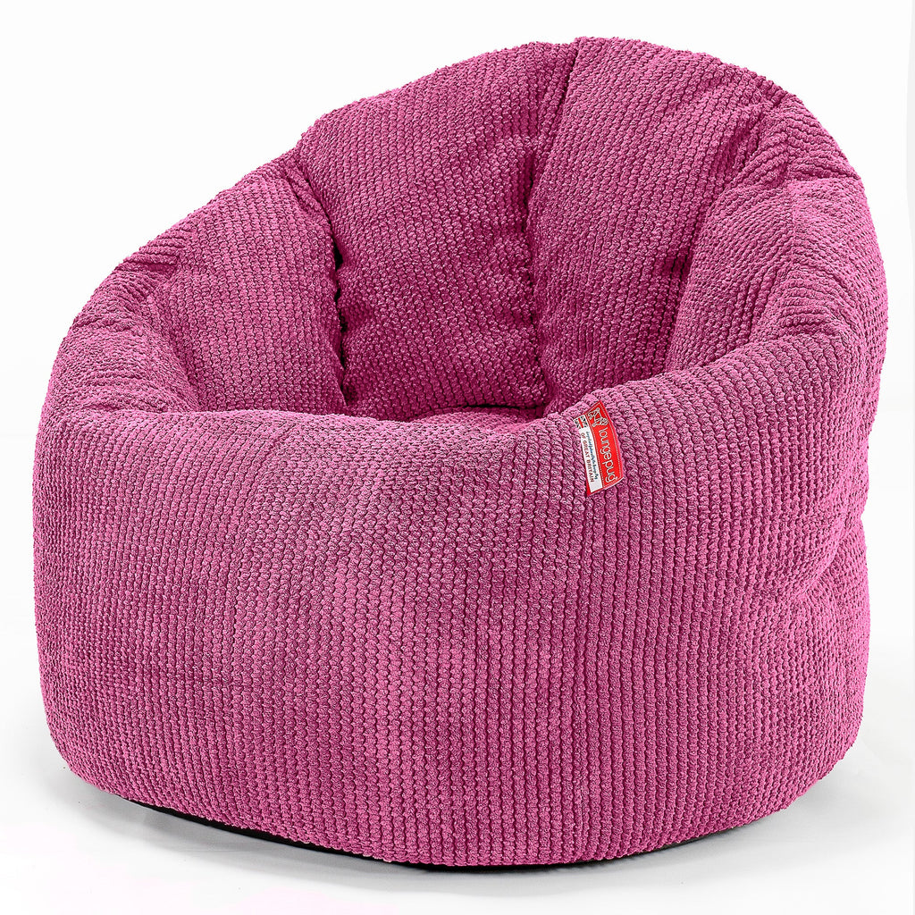 Összebújó Babzsákfotel - Pompon Rózsaszínű 01