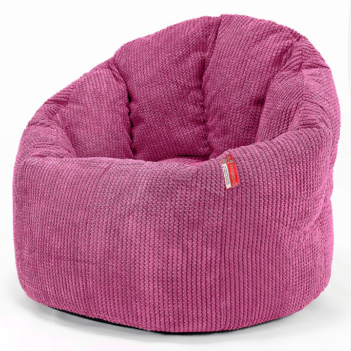 Összebújó Babzsákfotel - Pompon Rózsaszínű 01