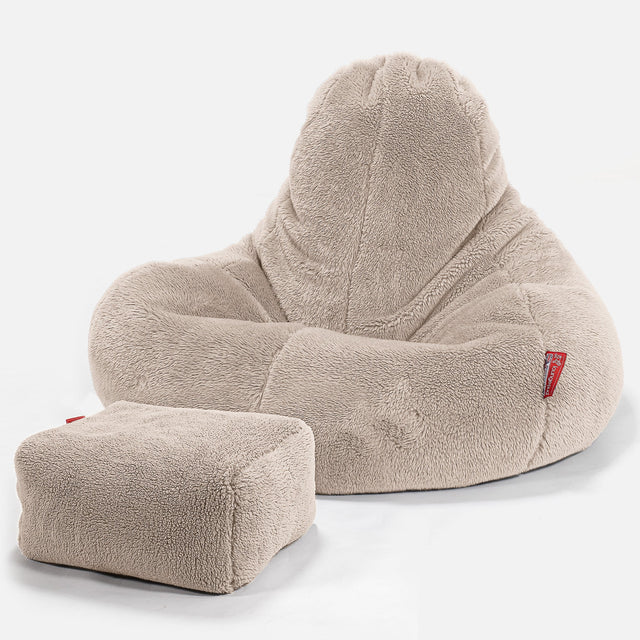 Ultra Lux Gamer Babzsákfotel - Teddy Műszőrme Nerc 02