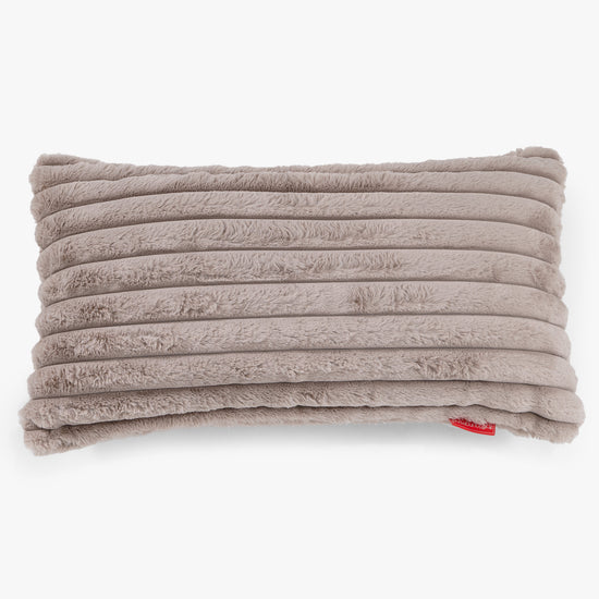 XL Négyszögletű Párnahuzat 40 x 80cm - Ultra Plüss Kord Nerc 01