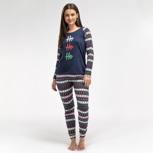 Női Jersey Pizsama - Fair Isle 01