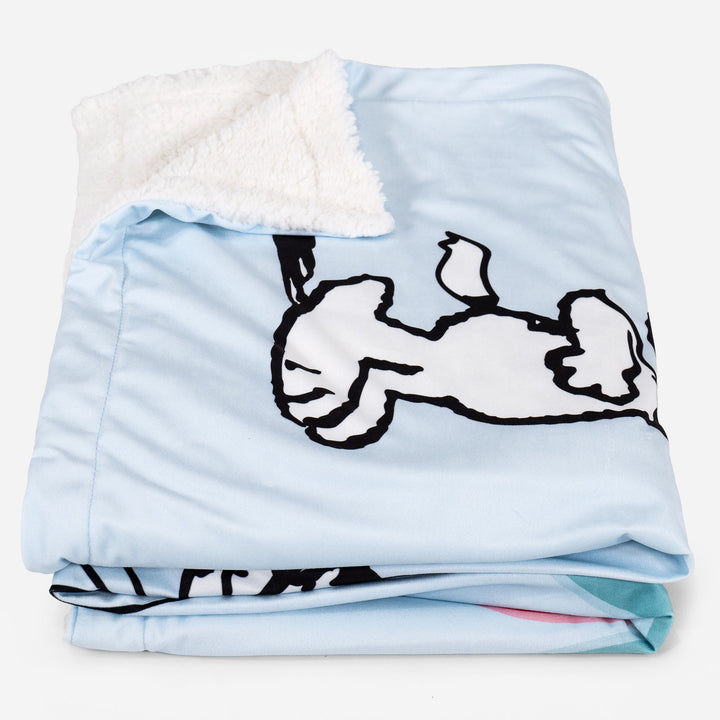 Snoopy Dísztakaró / Pléd Kanapéhoz - Szerelmi szlogen 02