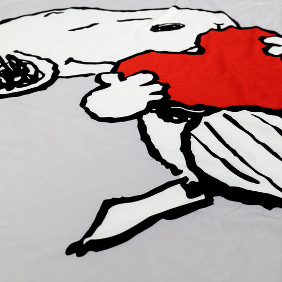 Snoopy Dísztakaró / Pléd Kanapéhoz - Szív 03