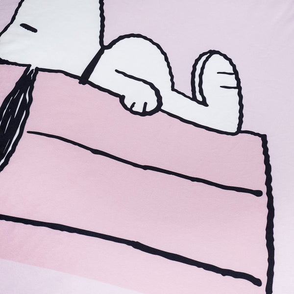 Snoopy Flexforma Felnőtt Babzsákfotel - Ház Fabric Close-up Image