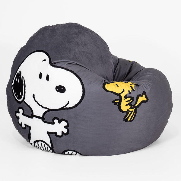 Snoopy Flexforma Junior Babzsákfotel Gyermekek Számára 2-14 Éves - Woodstock 01